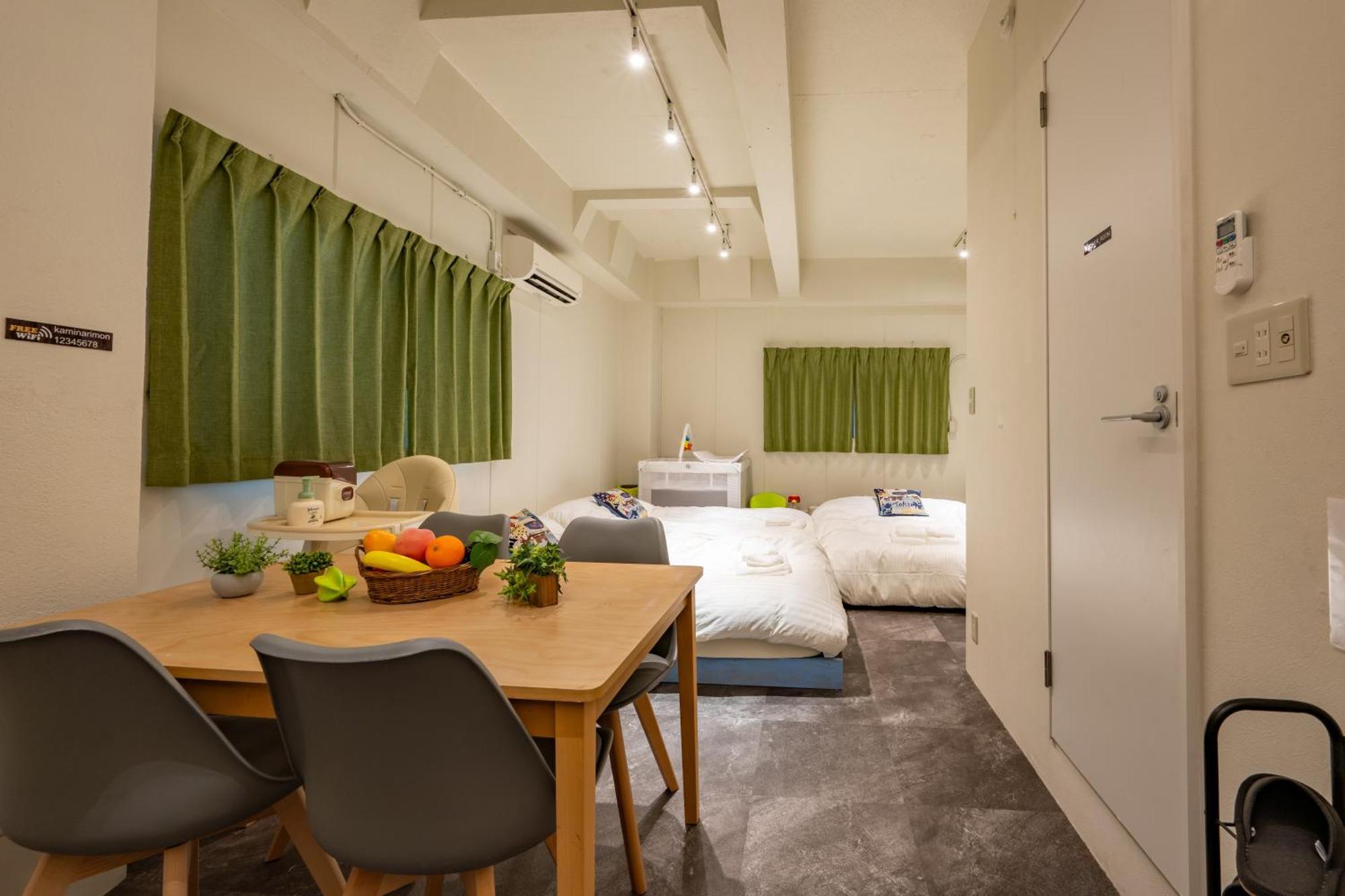 Thunder Hotel -雷門サンダーホテル- 浅草駅から徒歩5分 ベビー用品付き ファミリーも歓迎 大人8名もok!! Tokyo Exterior photo